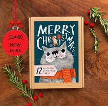 Load image into Gallery viewer, Christmas Animals Multipack - 12 assorted cards
