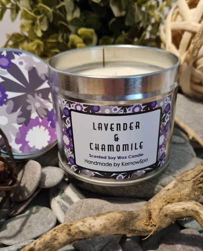 Lavender & Chamomile Scented Candle Tin - Loved By Lotus