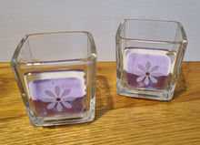 Load image into Gallery viewer, Pair of Daisy Tealight Holders - Lavender - Loved By Lotus
