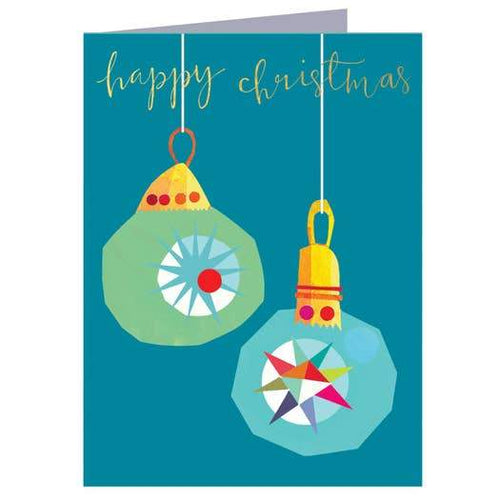 Baubles Mini Card - Loved By Lotus