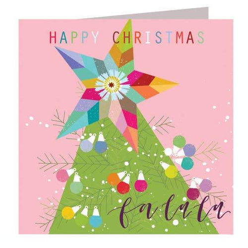 Christmas Tree Top Star Card - Loved By Lotus