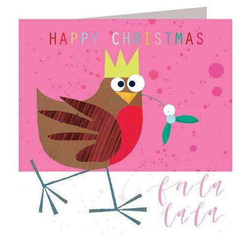 Christmas Robin Card - Loved By Lotus