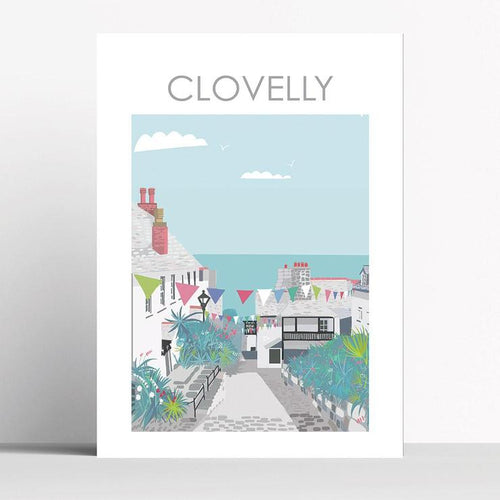 Clovelly, Devon Art Print - Loved By Lotus