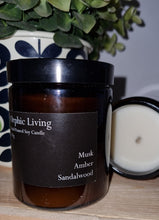 Load image into Gallery viewer, Musk, Amber &amp; Sandalwood Candle (135g) - Loved By Lotus
