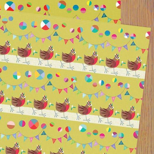 Robin Wrapping Paper Single Sheet – Loved By Lotus