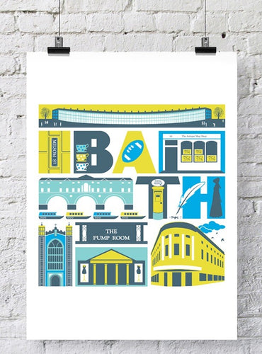 Bath City Print - Loved By Lotus