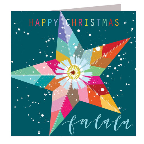 Christmas Star Card - Loved By Lotus
