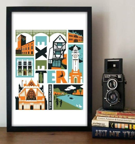 Exeter City Print - Loved By Lotus