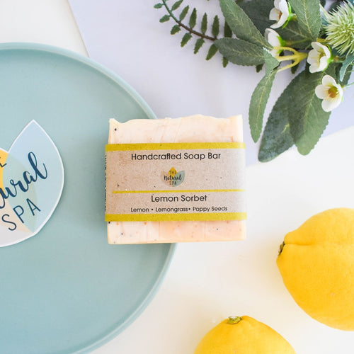 Lemon Sorbet Cold Process Soap (100g) - Loved By Lotus