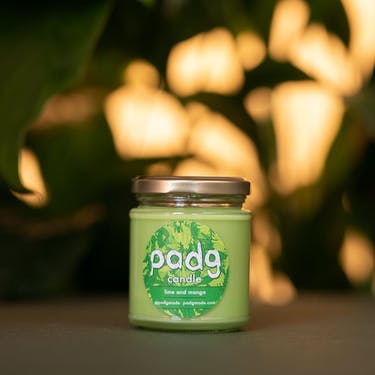 Lime and Mango Candle Jar (190ml) - Loved By Lotus