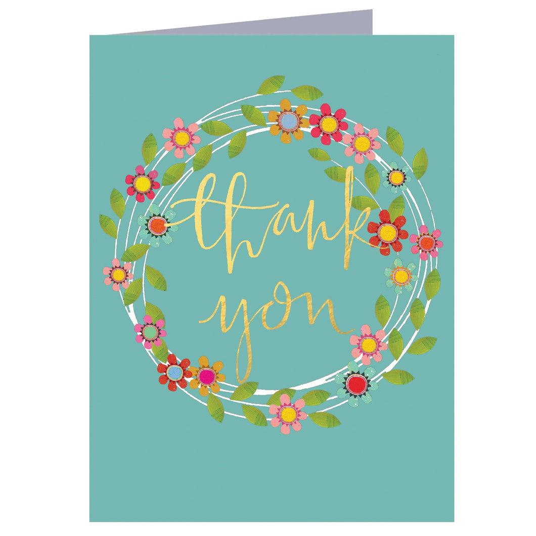 Thank You Mini Card - Loved By Lotus