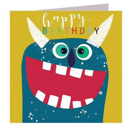Monster Mouthie Birthday Card - Loved By Lotus