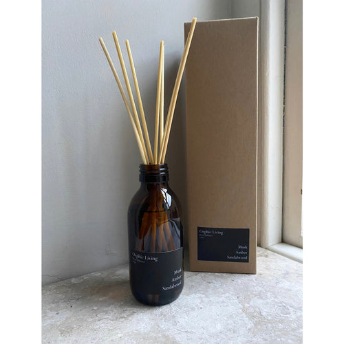 Musk, Amber & Sandalwood Diffuser (150ml) - Loved By Lotus