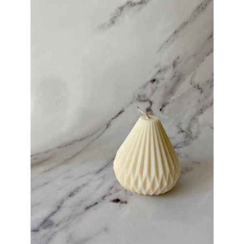 Decorative Pear Shaped Candle - Loved By Lotus