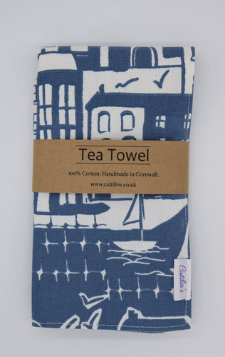 Tea Towel - Seaside Village - Loved By Lotus