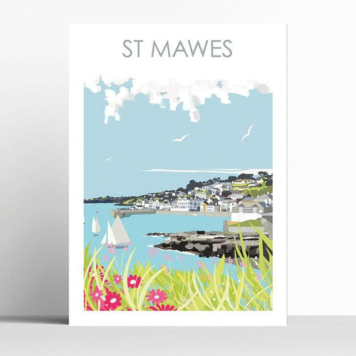 St Mawes, Cornwall Art Print - Loved By Lotus