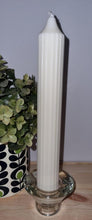 Load image into Gallery viewer, Tall Ribbed Pillar Candle - Loved By Lotus
