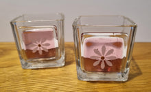Load image into Gallery viewer, Pair of Daisy Tealight Holders - Pink - Loved By Lotus
