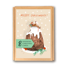 Load image into Gallery viewer, Christmas Mice Multipack - 8 assorted cards - Loved By Lotus
